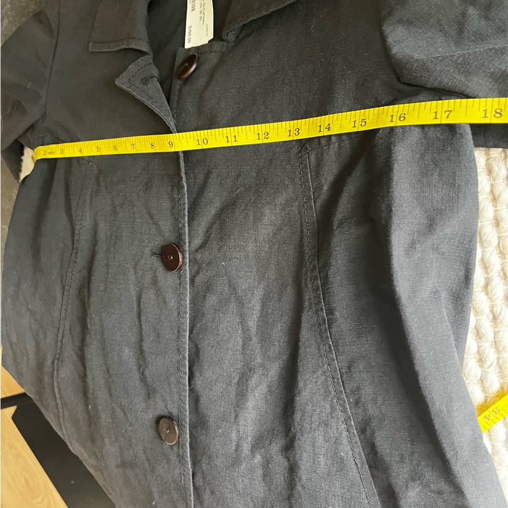 Stella McCartney Black Button Front Jacket - Picture 13 of 16